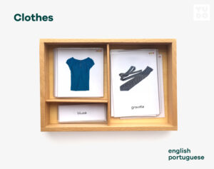 Clothes vocabulary cards