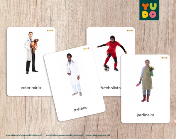 Professions Montessori cards