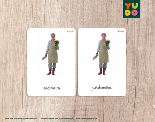 Professions Montessori cards