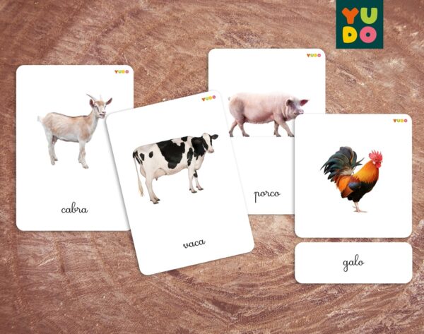 Farm animals cards