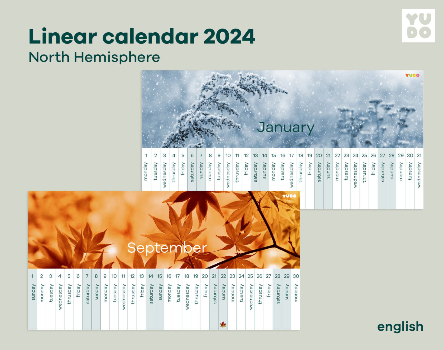 Linear calendar 2024 Archives yudo montessori