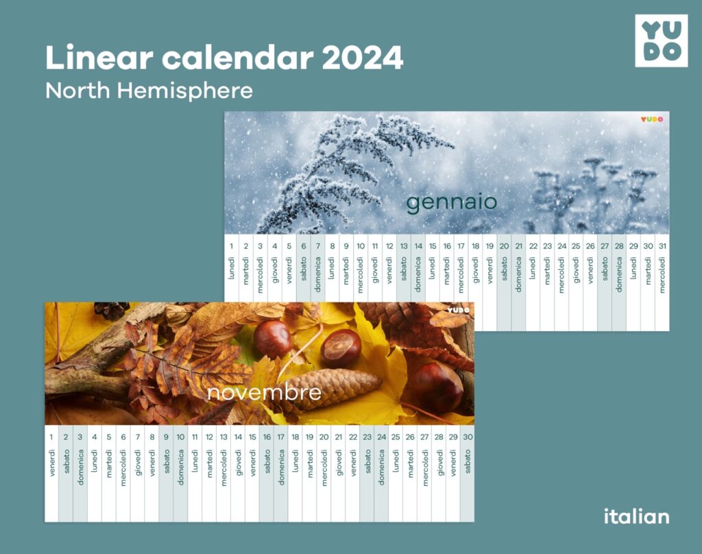 2024 Montessori Linear Calendar Northern Hemisphere In Italian Yudo   Calendario Lineare 1 Large 1 1024x808 