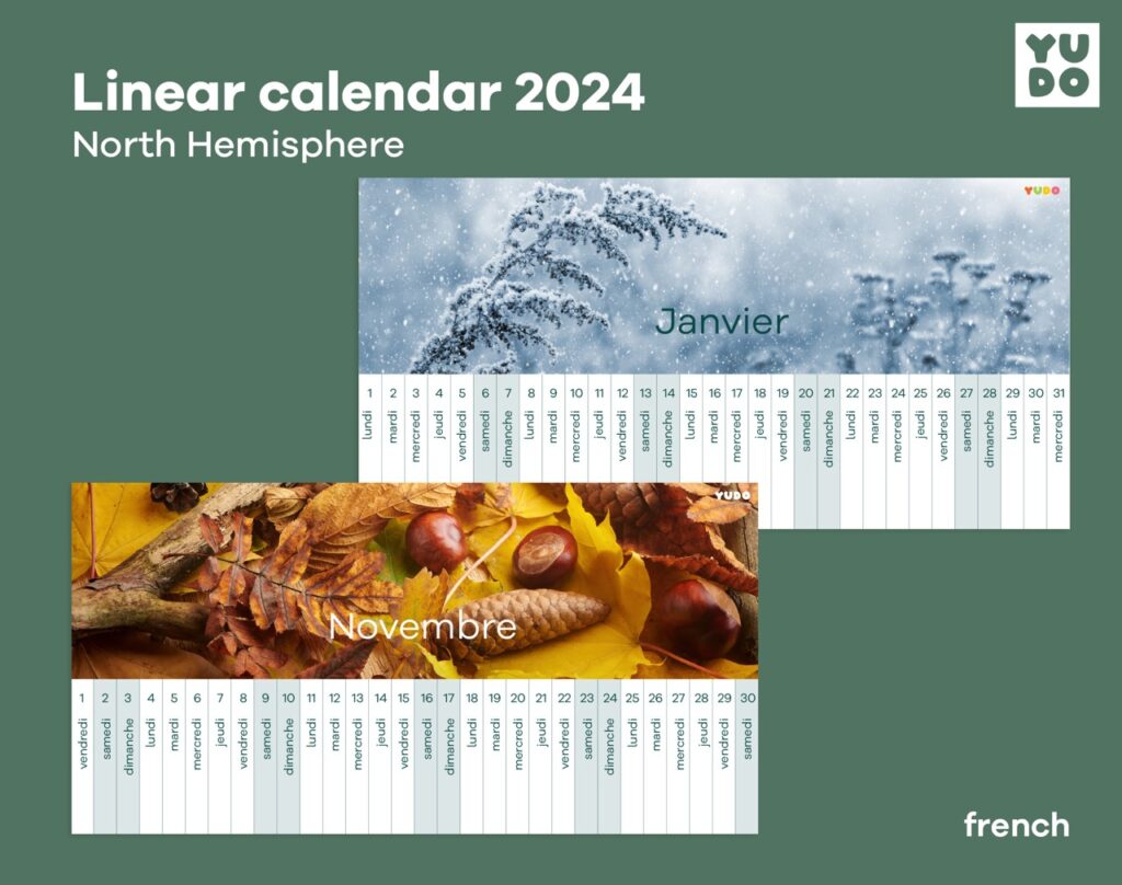 Linear calendar 2024 Archives yudo montessori