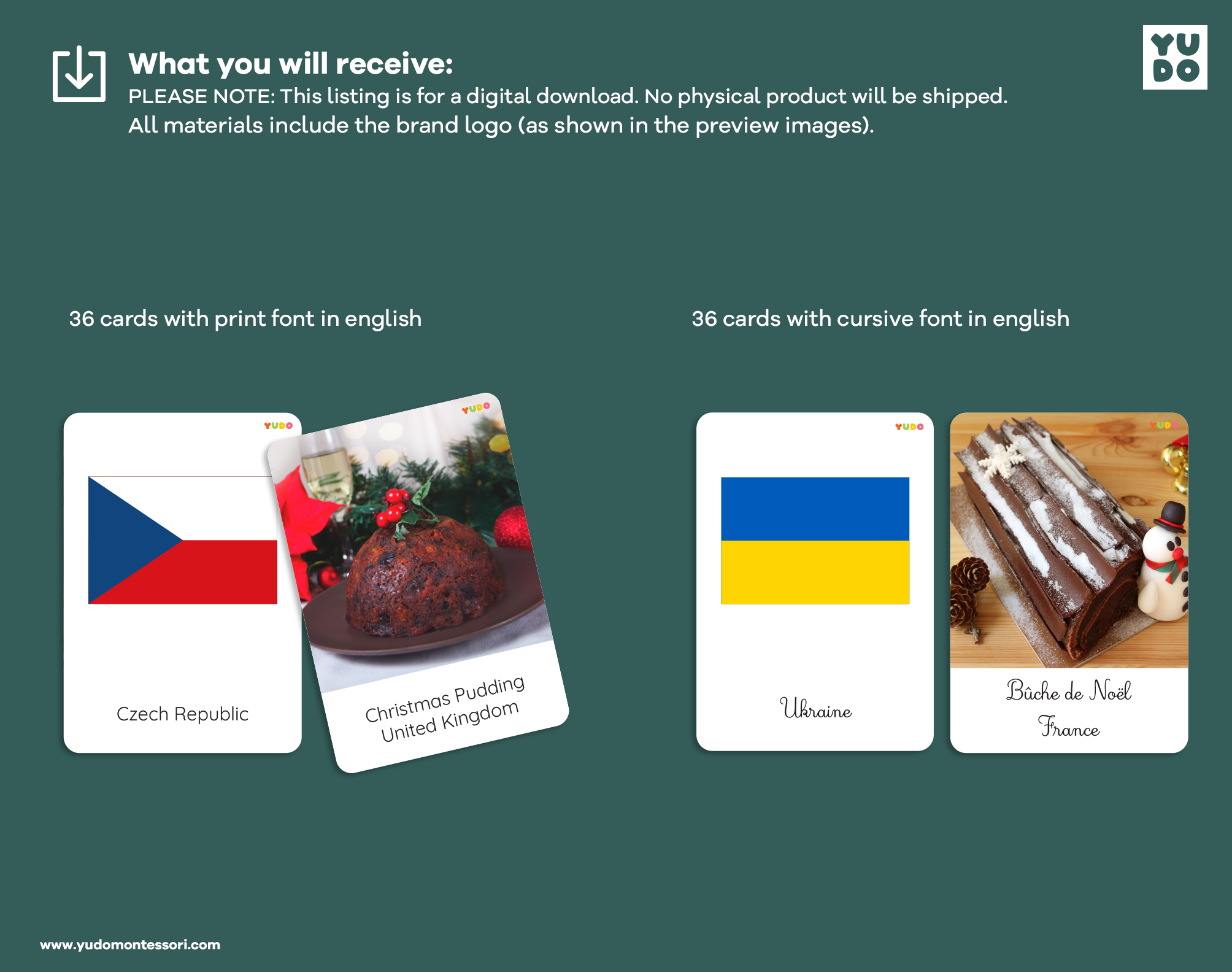 Christmas gastronomy cards - Image 4