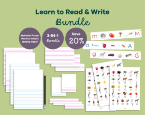 Montessori Learn to Read & Write Bundle printable literacy activities