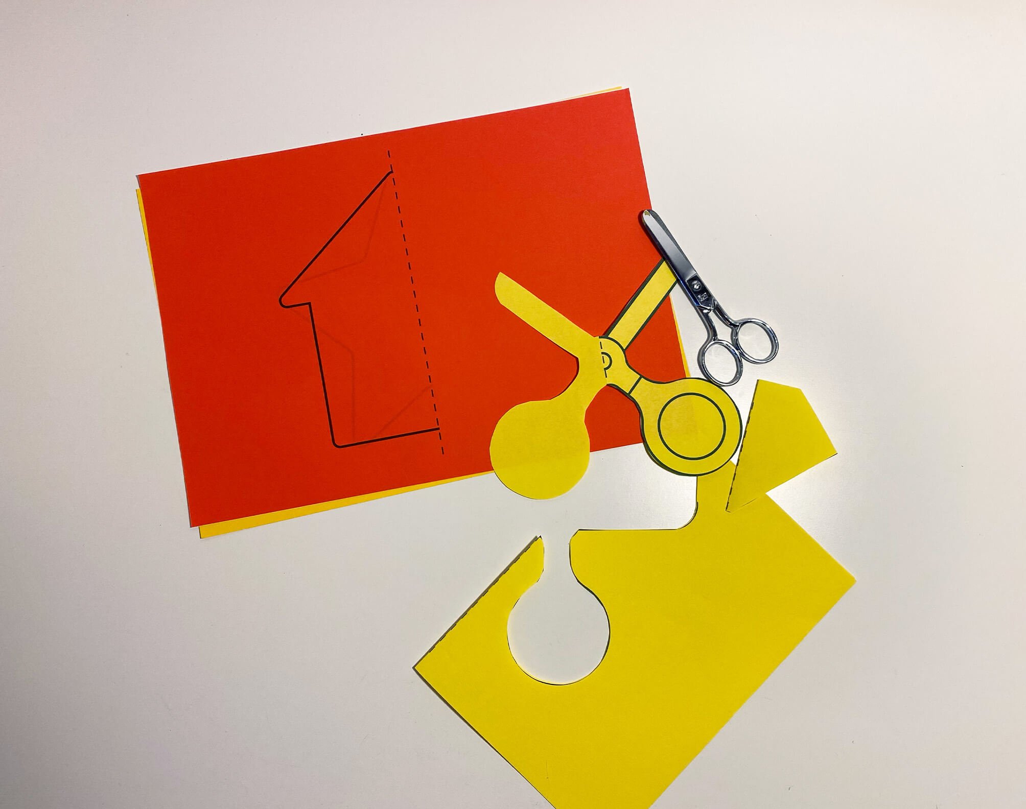 Hands-on Montessori fine motor activity with printable cutting templates